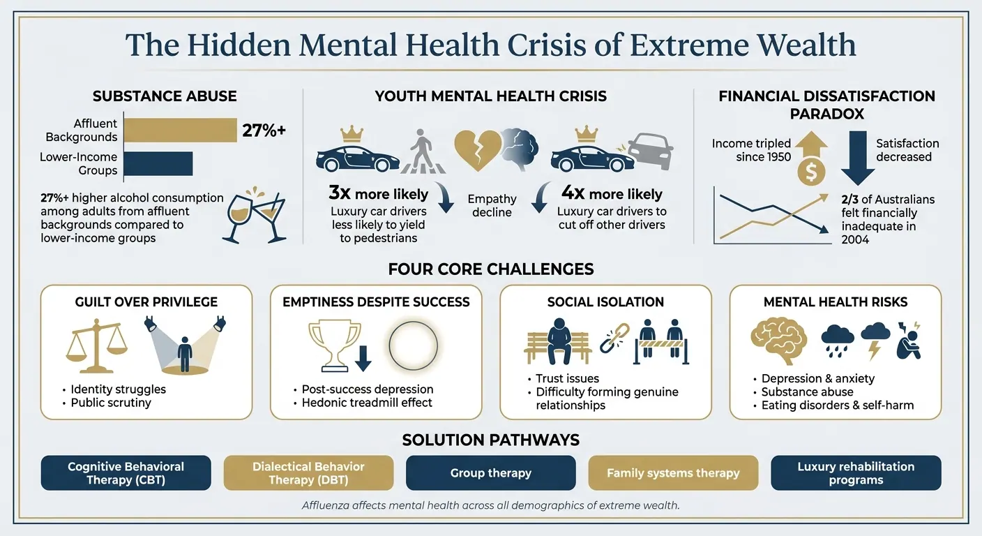 Mental Health Statistics and Challenges of Extreme Wealth