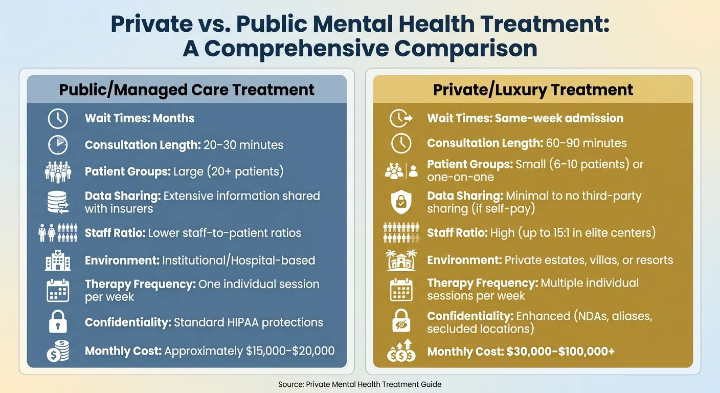 Private vs Public Mental Health Treatment: Key Differences in Wait Times, Cost, and Care Quality