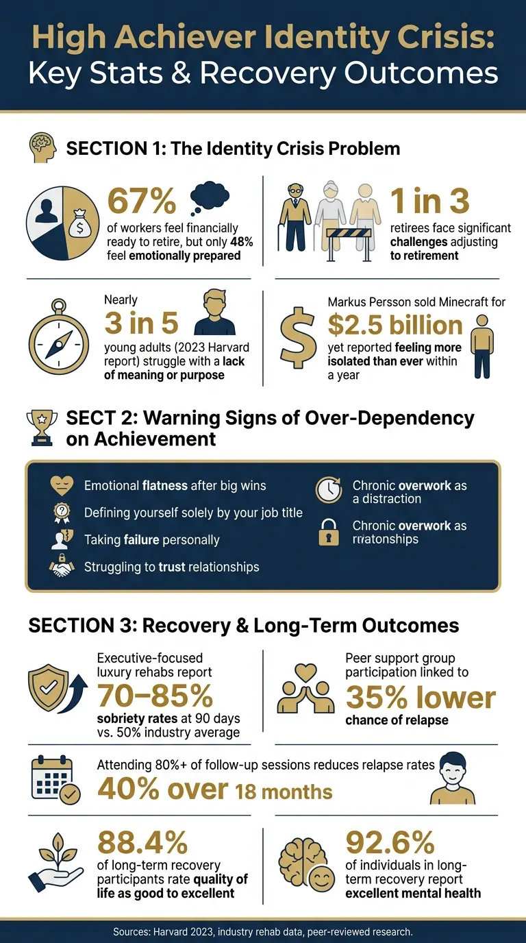 High Achiever Identity Crisis: Key Stats & Recovery Outcomes