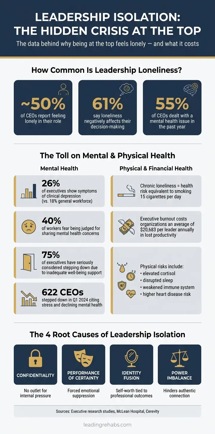 Leadership Isolation: Key Statistics, Causes & Effects
